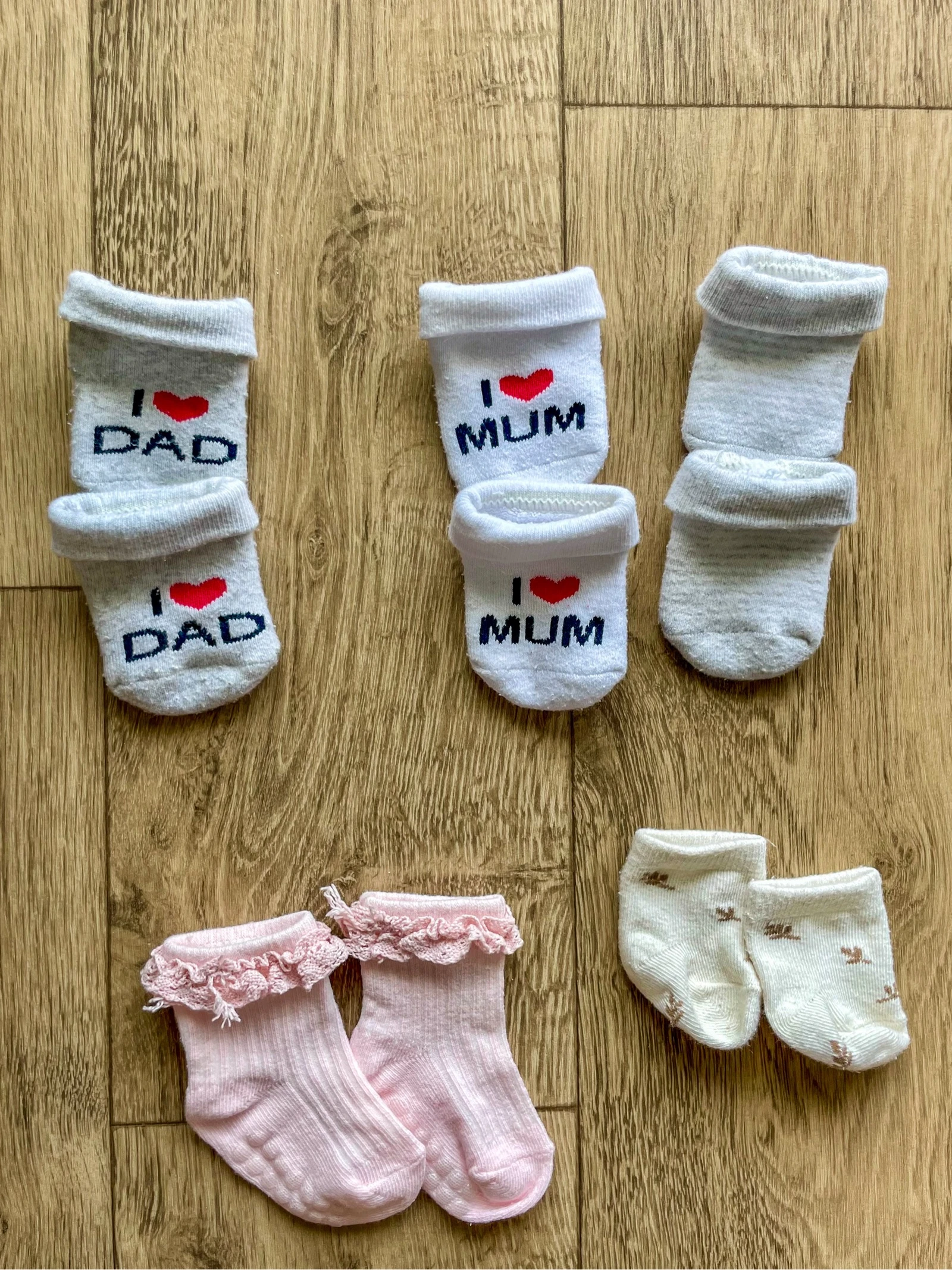 Lot paires de chaussettes bébé fille taille 12-14
